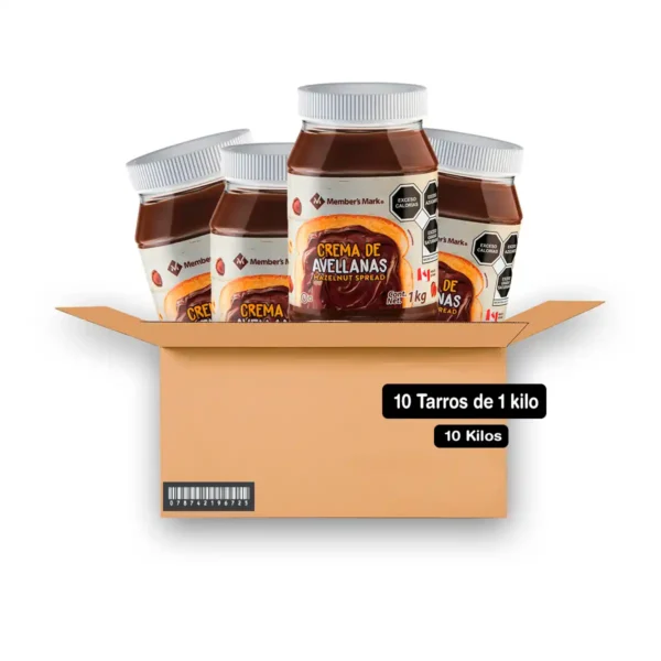 10 Kilos Crema De Avellana Bote (estilo Nutella) Member Mark