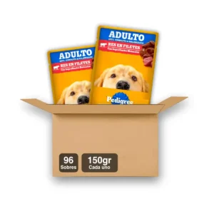Alimento Pedigree Razas Adulto 96 Sobres De 150g