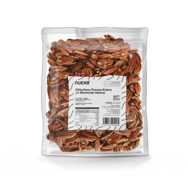 500g Nuez Pecana Entera Nueka Jr Mammoth Halves Frutos Secos